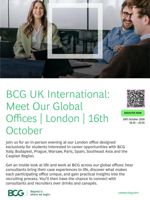 BCG UK International: Meet Our Global Offices