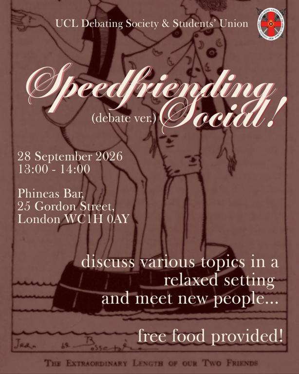 Speedfriending Social (debate ver.)