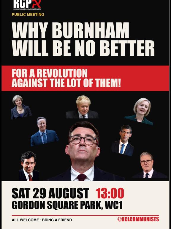 UCL Communists Open Meeting