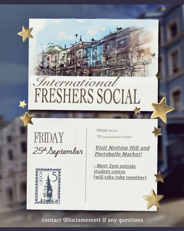 International Freshers Social
