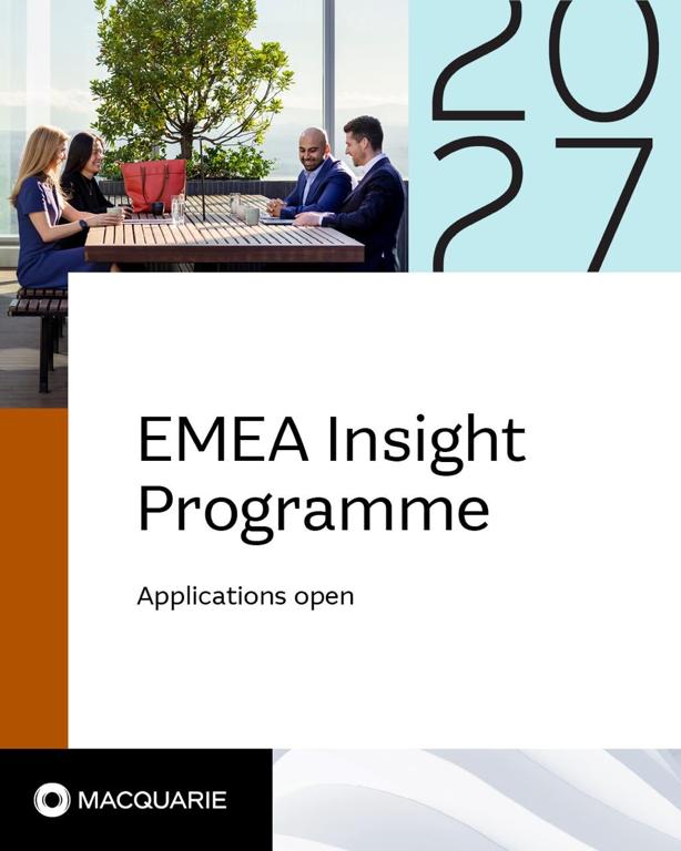 Macquarie Insight Programmes Event