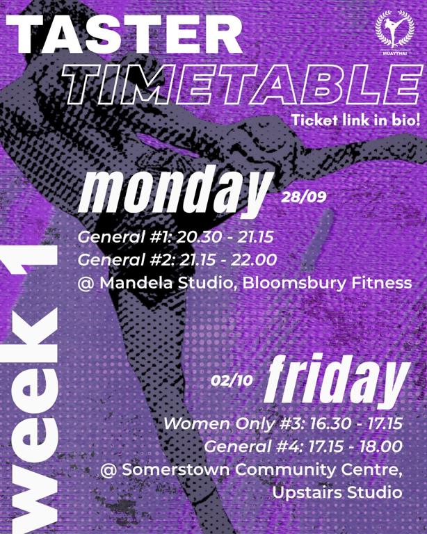 General Taster Session