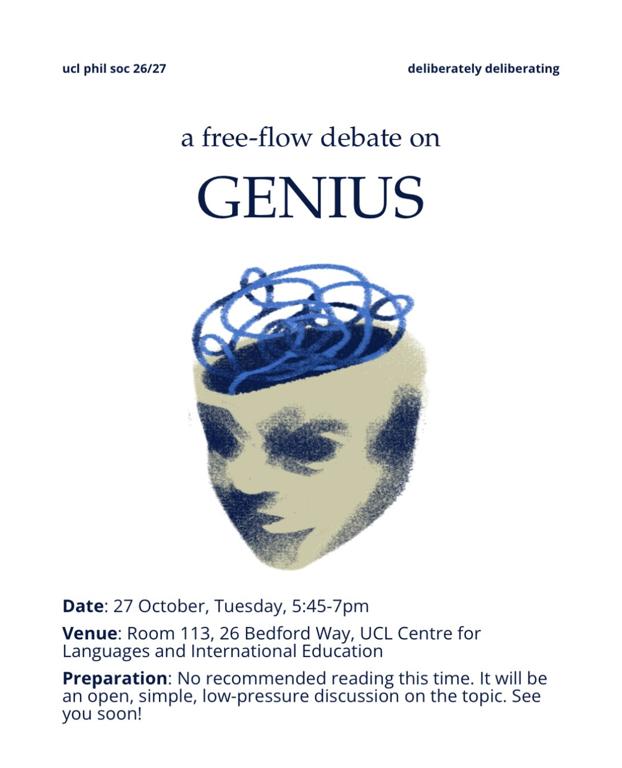 Free-Flow Debate on Genius