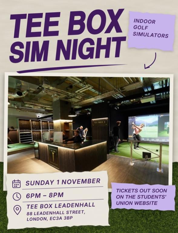 Tee Box Sim Night