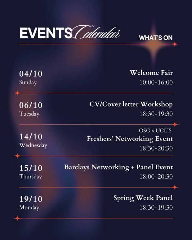 Freshers' Networking Event