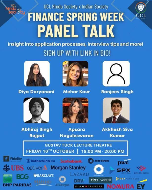 Finance Spring Week Panel Talk