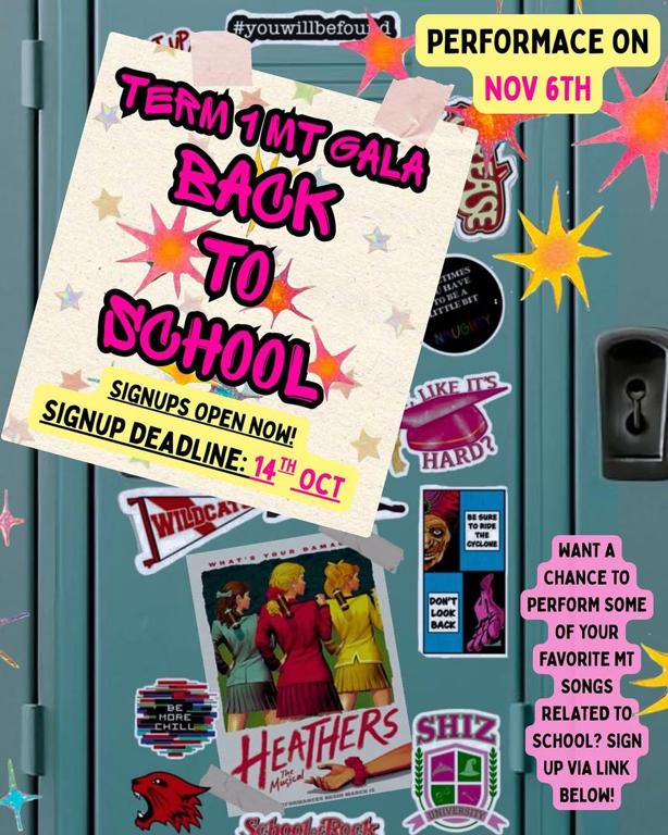 Back to School Term 1 MT Gala