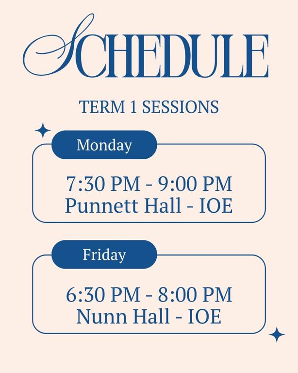 Term 1 Friday Session