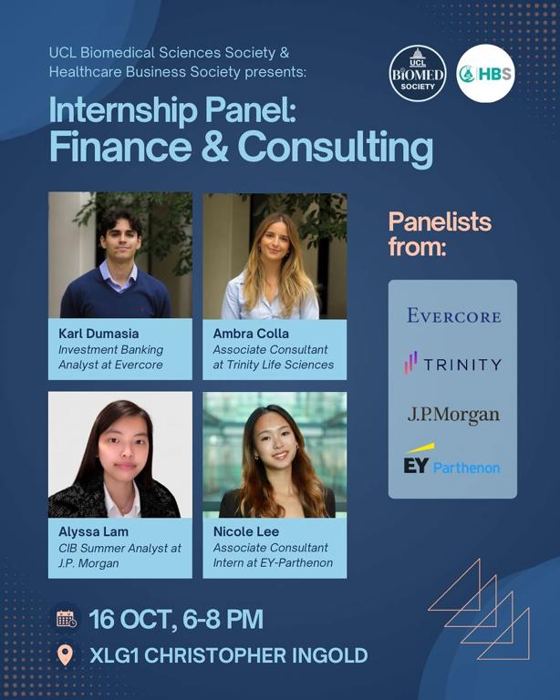 Internship Panel: Finance & Consulting