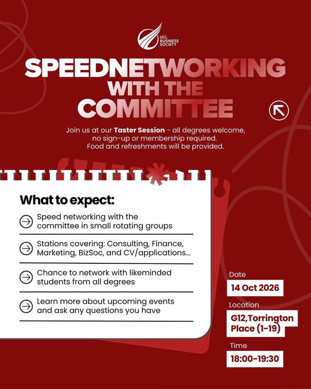 Speed Networking with the Committee