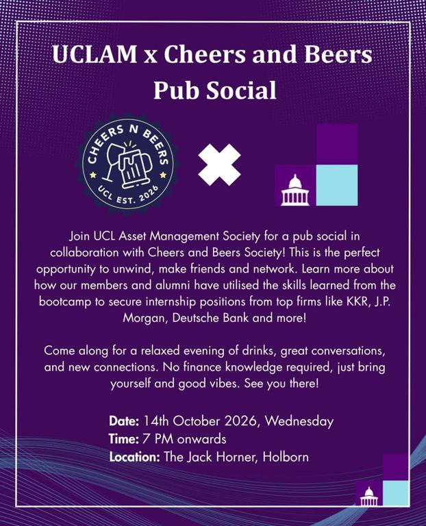 UCLAM x Cheers and Beers Pub Social