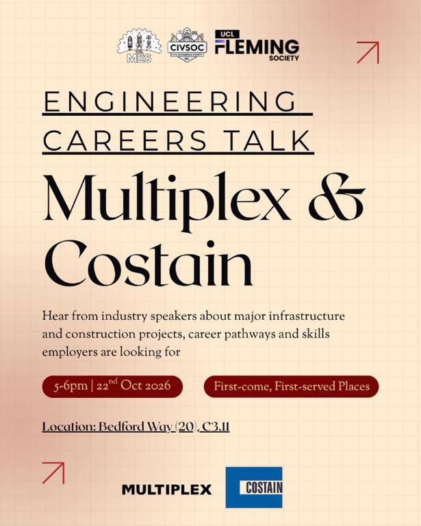 Engineering Careers Talk: Multiplex & Costain