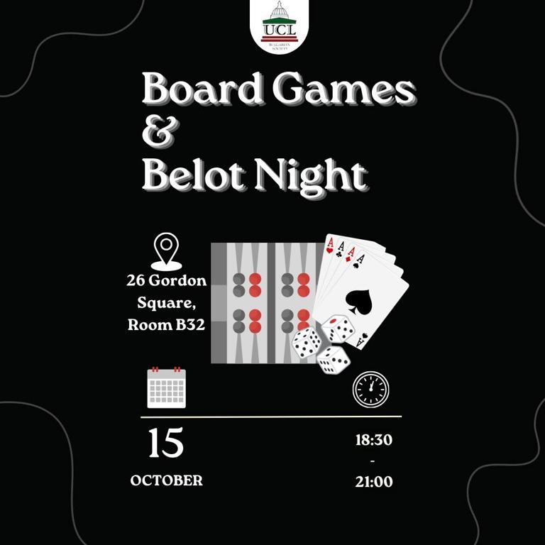 Board Games & Belot Night