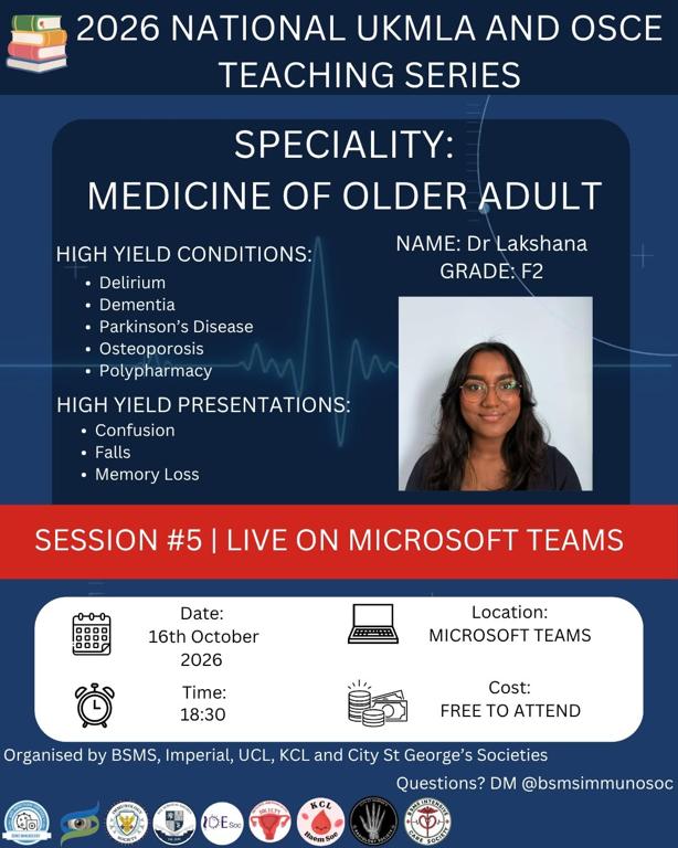 Medicine of Older Adult Teaching Session