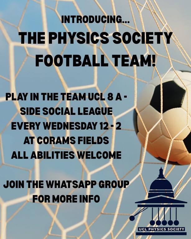 Physics Society Football Team