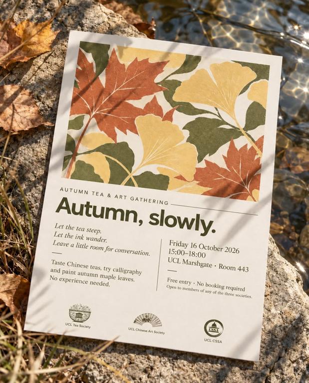 Autumn, slowly.