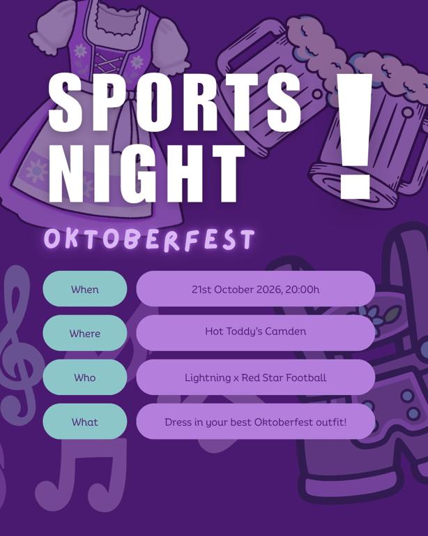 Oktoberfest Sports Night