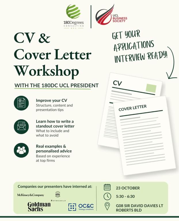 CV & Cover Letter Workshop