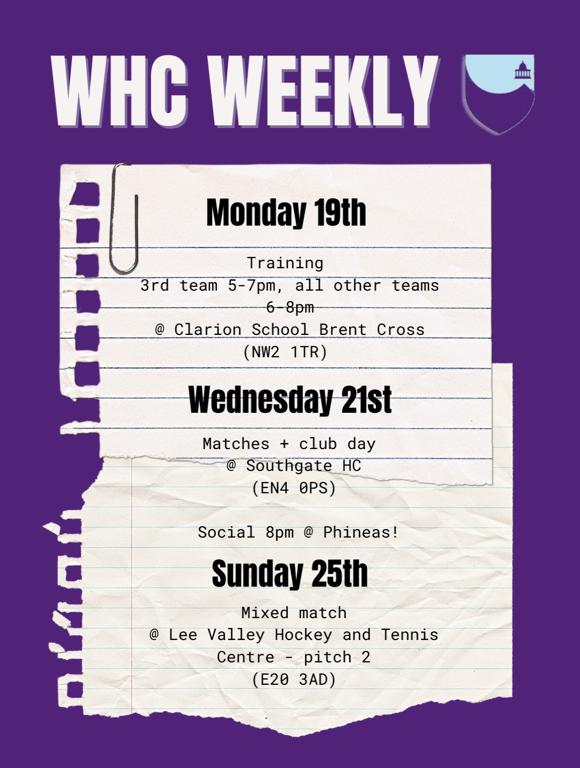 Hockey Training — 3rd Team