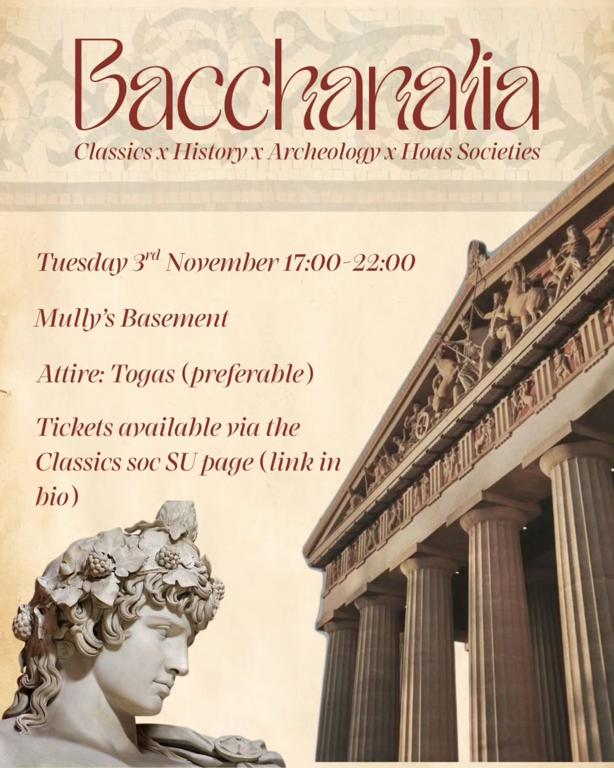Historical Societies Toga Bacchanalia