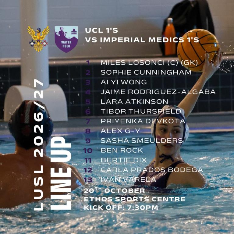 UCL 1s vs Imperial Medics 1s