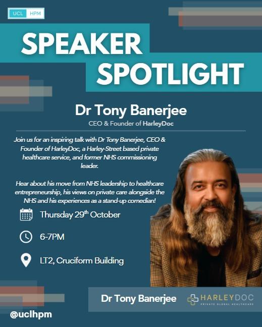 Speaker Spotlight: Dr Tony Banerjee