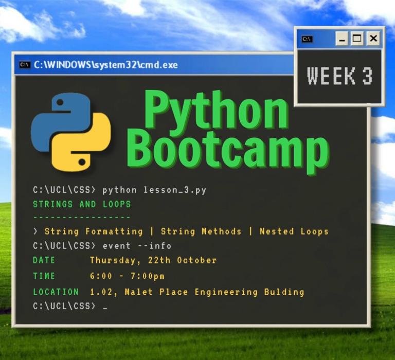 Python Bootcamp - Week 3
