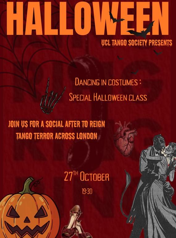 Halloween Special Tango Class and Social