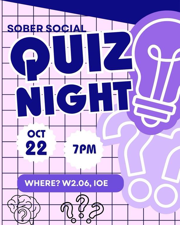 Sober Social Quiz Night