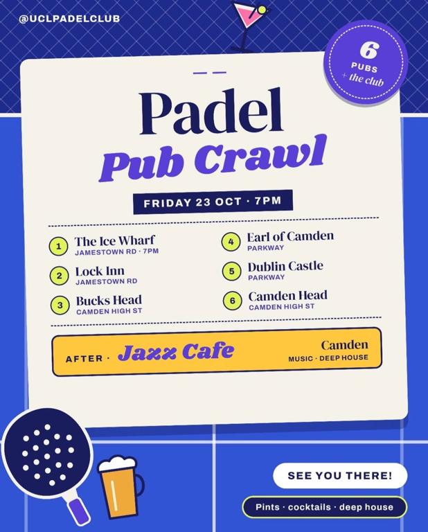Padel Pub Crawl