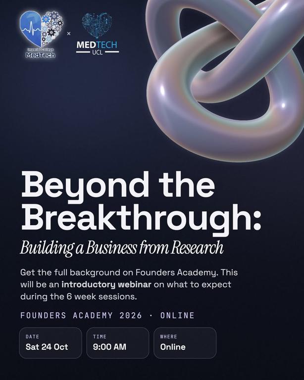 Beyond the Breakthrough: Building a Business from Research