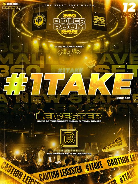 #1TAKE: Mallu x Tamil Boiler Room Rave