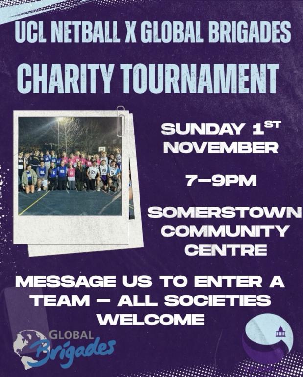 UCL Netball x Global Brigades Charity Tournament