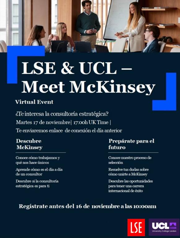LSE & UCL – Meet McKinsey