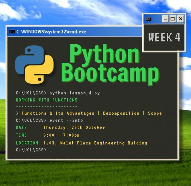 Python Bootcamp: Working with Functions